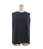 ピーエスポールスミス PS Paul Smith ニットカットソー ノースリーブ ラメ 紫 パープル M