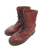 ドクターマーチン DR.MARTENS 10ホールブーツ レザー イングランド製 チェリーレッド /MG
