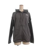 ザノースフェイス THE NORTH FACE 美品 SHORT COMPACT JACKET ジャケット 長袖 ロゴ プリント NPW22435 グレー L