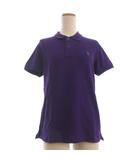 ラルフローレン RALPH LAUREN ポロシャツ カットソー 半袖 鹿の子 刺繍 紫 パープル 5f