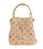 ルイヴィトン LOUIS VUITTON ネオノエBB ショルダー ハンドバッグ 2way 巾着 M24649 モノグラムアンプラント サンライズアクワレル アイボリー系 ☆AA★
