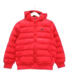 ナイキ NIKE 中綿 ジャケット 子ども服(男の子用) M 赤 無地 フード付き 長袖 /SX ■GY99
