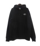 ザノースフェイス THE NORTH FACE パーカー スウェット 長袖 裏起毛 ロゴ 黒 ブラック XL