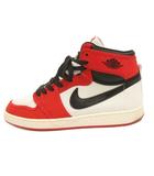 ナイキ NIKE Air Jordan 1 KO High Chicago スニーカー ハイカット DA9089-100 赤 白 レッド ホワイト 26.5cm