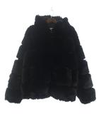 シュプリーム SUPREME × WTAPS 21AW Faux Fur Hooded Jacket フェイクファージャケット 長袖 フルジップ 黒 ブラック M