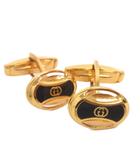 グッチ GUCCI カフス カフリンクス GGマーク ゴールドカラー ■GY99