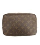 ルイヴィトン LOUIS VUITTON トゥールトワレット ポーチ セカンドバッグ モノグラム レザー M47524 茶 ブラウン
