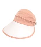 ランバン スポール LANVIN SPORT 美品 サンバイザー ピンク F 帽子