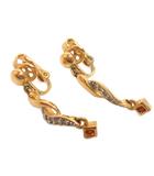 ニナリッチ NINA RICCI イヤリング カラーストーン アクセサリー ゴールドカラー ■GY99