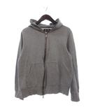 ビームス BEAMS ジップパーカー ジャケット フルジップ 裏毛 灰色 グレー M
