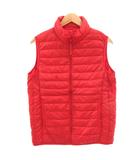 ユニクロ UNIQLO ダウンベスト M 赤 レッド ノースリーブ キルティング ハイネック /SC