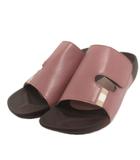 リゲッタ Re:getA サンダル ミュール オープントゥ ピンク L