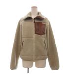 ポロ ラルフローレン POLO RALPH LAUREN フリースジャケット 長袖 ジップアップ ボア M アイボリー