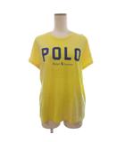 ポロ ラルフローレン POLO RALPH LAUREN タグ付き Tシャツ カットソー 半袖 プリント 刺繍 黄 イエロー L