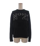 ヌメロヴェントゥーノ N°21 クルーネック ニット セーター ロゴ 黒 ブラック 14