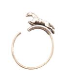 エルメス HERMES ヴィンテージ キーリング ホース 馬 シルバーカラー 小物 ☆AA★
