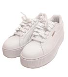 プーマ PUMA カルメン スニーカー ローカット 厚底 84615-01 白 ホワイト 24.0㎝