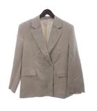 ザラ ZARA テーラードジャケット ダブル 総裏 ベージュ XS ■OOM