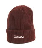 シュプリーム SUPREME ルーズゲージ ニット帽 ビーニー ロゴ 刺繍 赤 レッド 帽子