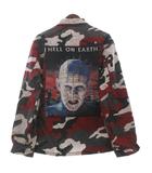 シュプリーム SUPREME 18SS HELLRAISER BDU SHIRT シャツジャケット 長袖 カモフラ コットン 赤 レッド S