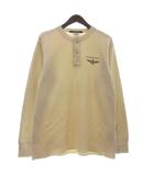 アヴィレックス AVIREX ヘンリーネックTシャツ カットソー サーマル 長袖 783-5230038 アイボリー L