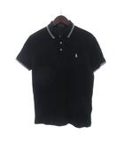 ポロ ラルフローレン POLO RALPH LAUREN ポロシャツ カットソー 半袖 コットン ポニー 黒 ブラック M