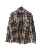 リーバイス Levi's ヴィンテージ 90s ALASKA ネルシャツ チェック コットン 54654 茶 ブラウン L