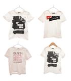 ディーゼル DIESEL 半袖Tシャツ 4点セット まとめ 白 ホワイト​ 黒 ブラック 赤 レッド /OB