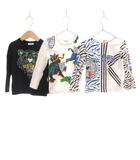ケンゾー KENZO ロンT Tシャツ 3点セット まとめ 3A  黒 ブラック 白 ホワイト 青 ブルー /OB