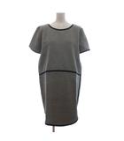 マックスマーラ ウィークエンドライン MAX MARA WEEKEND LINE ワンピース 半袖 ひざ丈 灰色 グレー M