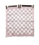 バーバリー BURBERRY ハンカチ チェック 紫 パープル