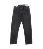 リーバイスプレミアム Levis PReMIUM 美品 555 リラックスストレート ジーンズ デニム ジッパーフライ 黒 ブラック W29L32