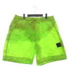 ストーンアイランド STONE ISLAND シャドウプロジェクト 美品 23SS ショーツ ハーフパンツ ワッフル調 7819B0126 黄 イエロー L