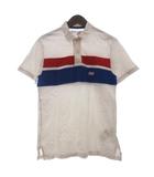 ポロジーンズ ラルフローレン POLO JEANS ポロシャツ カットソー 半袖 ライン 白 ホワイト M