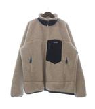 Classic Retro X Fleece Jacket フリースジャケット 長袖 ハイネック STY23056FA22 アイボリー XXL