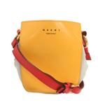 マルニ MARNI ガゼット ショルダーバッグ 斜めがけ 巾着 SBMP0030Q0 黄 水色