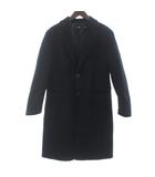 ユニクロ UNIQLO プラスジェイ +J ウールブレンド チェスターコート 445768 黒 ブラック S