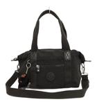 キプリング KIPLING ハンドバッグ ショルダー 2WAY キーホルダー ナイロン 黒 ブラック ■GY99
