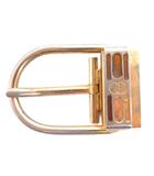 グッチ GUCCI ベルトバックル ハトメ GG ロゴ ゴールドカラー ☆AA★ ■OOM