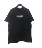 シュプリーム SUPREME Warning Tee Tシャツ カットソー 半袖 ロゴ プリント コットン 黒 ブラック L