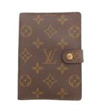 ルイヴィトン LOUIS VUITTON モノグラム アジェンダPM 手帳カバー スケジュール帳 キャンバス M20005 茶 ブラウン
