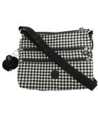 キプリング KIPLING ショルダーバッグ 斜めがけ チェック柄 黒 ブラック ■GY99