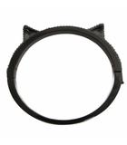 ケイトスペード KATE SPADE バングル ブレスレット キャット 猫耳 ストーン装飾 アクセサリー 黒 ブラック ■GY99