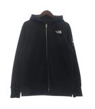 ザノースフェイス THE NORTH FACE スクエアロゴフルジップ パーカー スウェット 長袖 ロゴ NT11952 黒 ブラック L