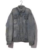 2024SS 未使用品 MINEDENIM マインデニム E.BF-ZP GJKT USS USED加工 デニム ジャケット Gジャン 3 INDIGO インディゴ 2409-8005-86-032 /●