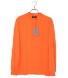 バレンシアガ BALENCIAGA BALENCIAGA バレンシアガ L/S Embroidered Logo T-Shirt 刺繡ロゴ ロングスリーブ 長袖Tシャツ XS ORANGE オレンジ 541878 TKVH1 /●