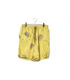 2023SS 未使用品 DRIES VAN NOTEN ドリスヴァンノッテン PIPERI 6025 M.W.PANTS ピペリ プリント ショーツ 短パン 44  Yellow イエロー 231-020918 /●