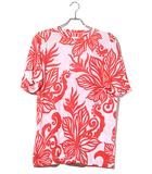 ドリスヴァンノッテン DRIES VAN NOTEN 2023SS 未使用品 DRIES VAN NOTEN ドリスヴァンノッテン HABBA PR 6607 M.K.JERSEY ECR Floral T-shirt フローラル Tシャツ カットソー S Red レッド 231-021101 /●