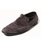 エルメネジルドゼニア Ermenegildo Zegna 25.0cm Ermenegildo Zegna エルメネジルドゼニア LASOLA Suede Loafers ラソラ スエード コインローファー シューズ US 7 1/2 A4675Z /◆