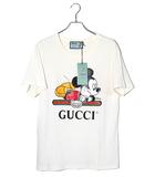 グッチ GUCCI 20SS GUCCI × Disney グッチ ディズニー Mickey Mouse ミッキーマウス プリント 半袖Tシャツ S IVORY アイボリー 492347 XJB7W イタリア製 /●
